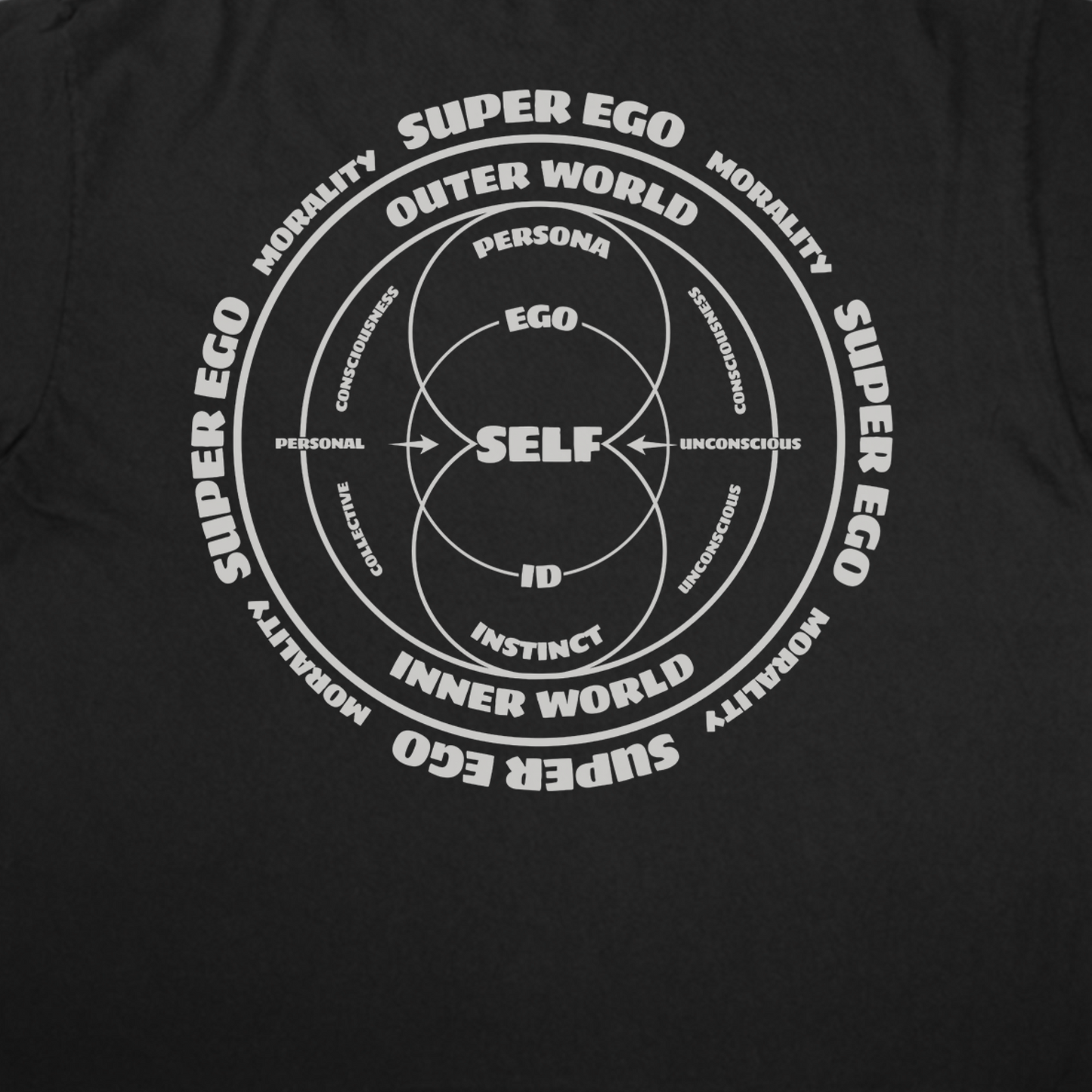 Sigmund Oversized Tee - Obsidian Black