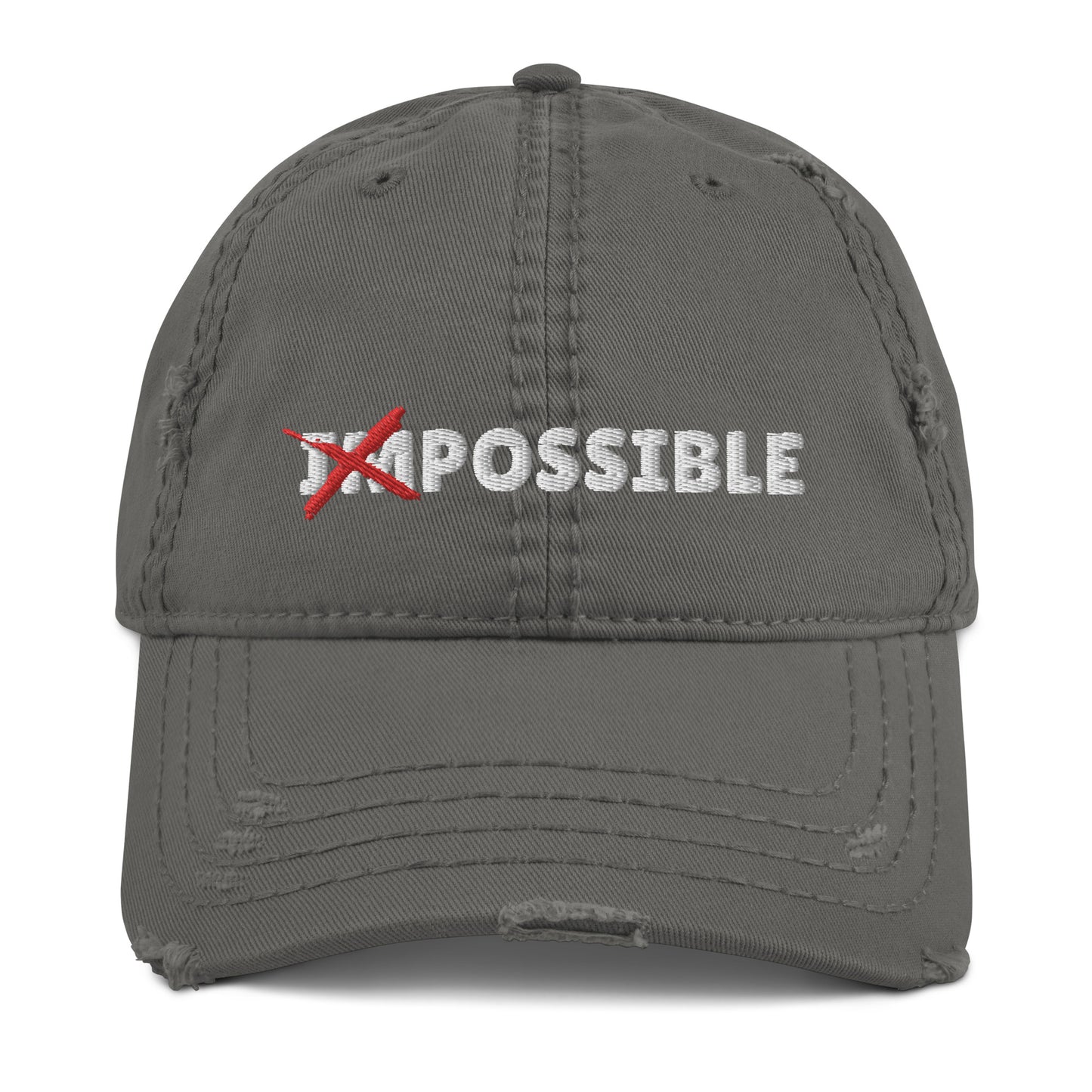 XPossible Distressed Dad Hat