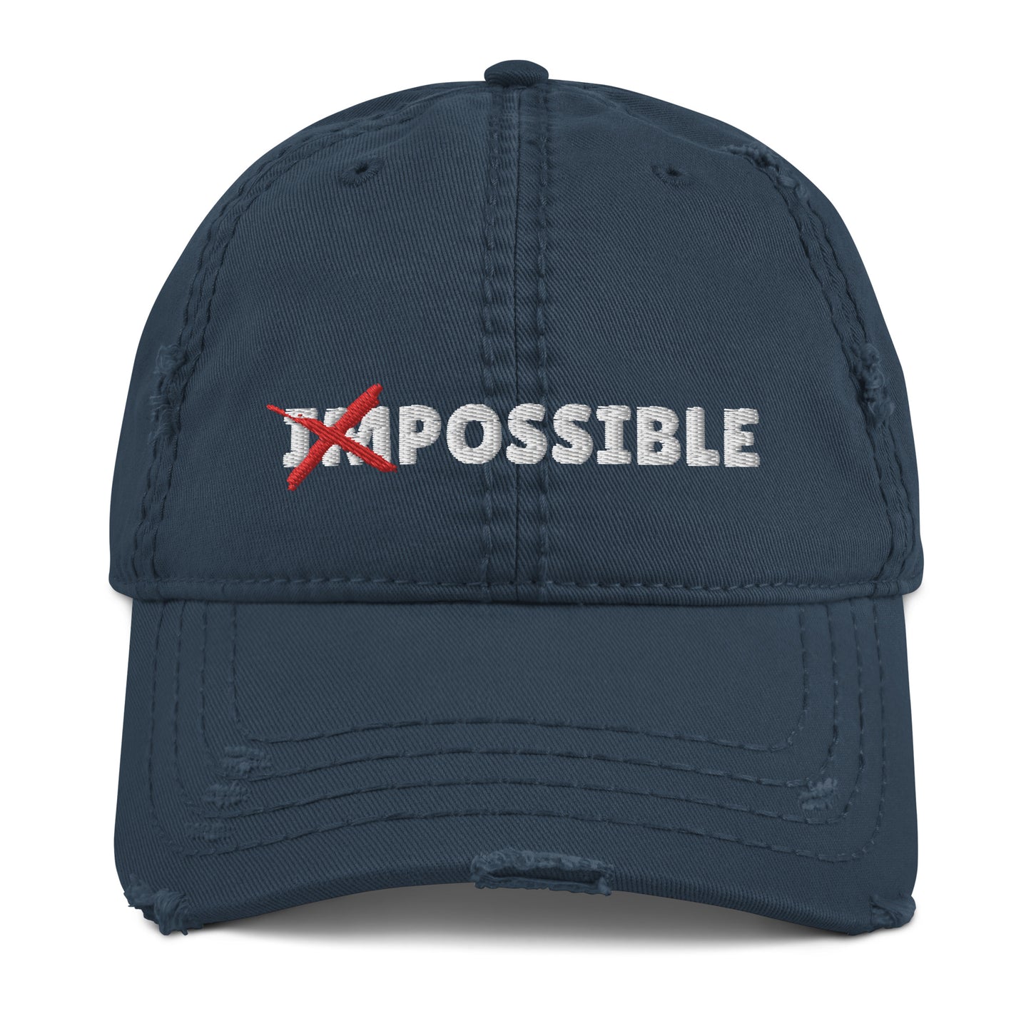 XPossible Distressed Dad Hat